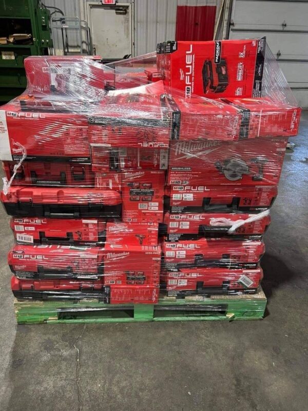 milwaukee tool pallets   milwaukee tool pallets