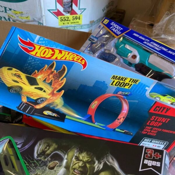 truckload of toys